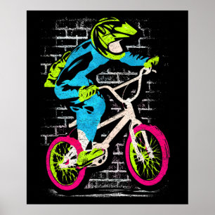 Poster Bmx Personalizado - Grafite Bmx Bike