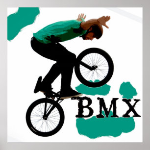 Pôster BMX que sobe, Copyright Karen J Williams