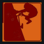 Pôster BMX Rider Pop Art<br><div class="desc">design de pop BMX legal</div>