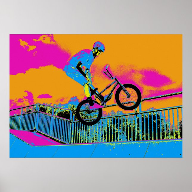 Poster BMX Trickster - BMX Trick Bike (Frente)
