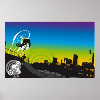 Poster BMX urbano