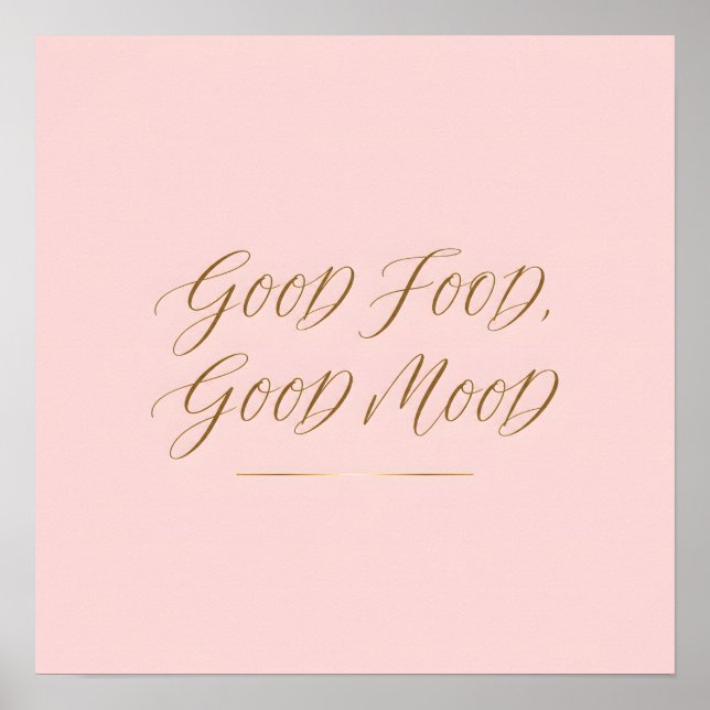 Poster Boa Comida, Bom Humor (Frente)
