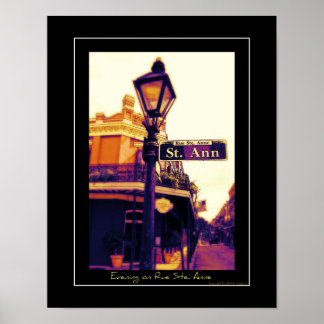 Pôster Boa noite na Rue Ste. Anne