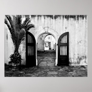 Poster "Boa vinda ao castelo arte de JTG da boa