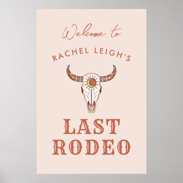 Poster Boa-vinda ao Último Rodeio da Cowgirl do Deserto (Frente)