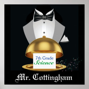 Pôster Boa vinda da sala de aula do professor - SRF