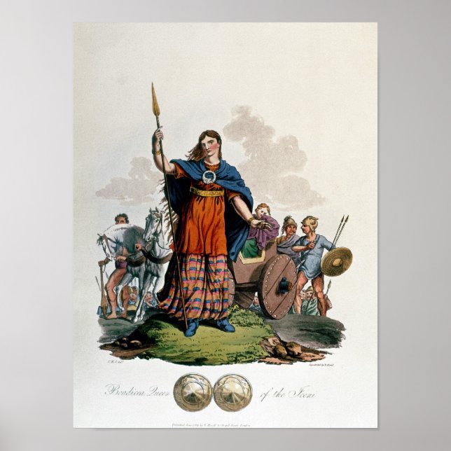 Pôster Boadicea, Rainha do Iceni (Frente)