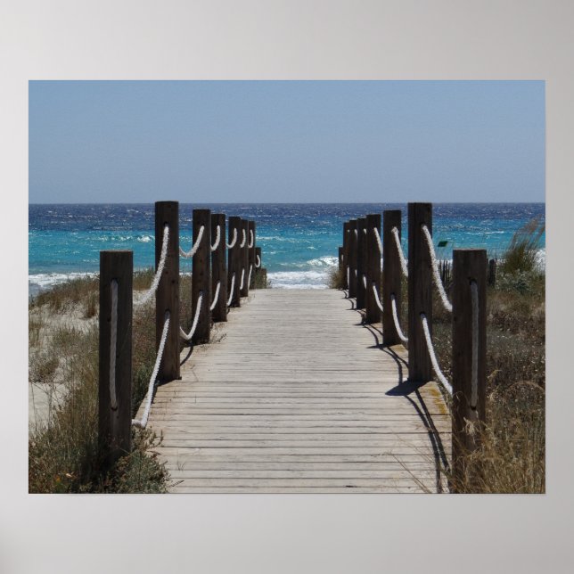 Pôster Boardwalk to the Beach (Frente)