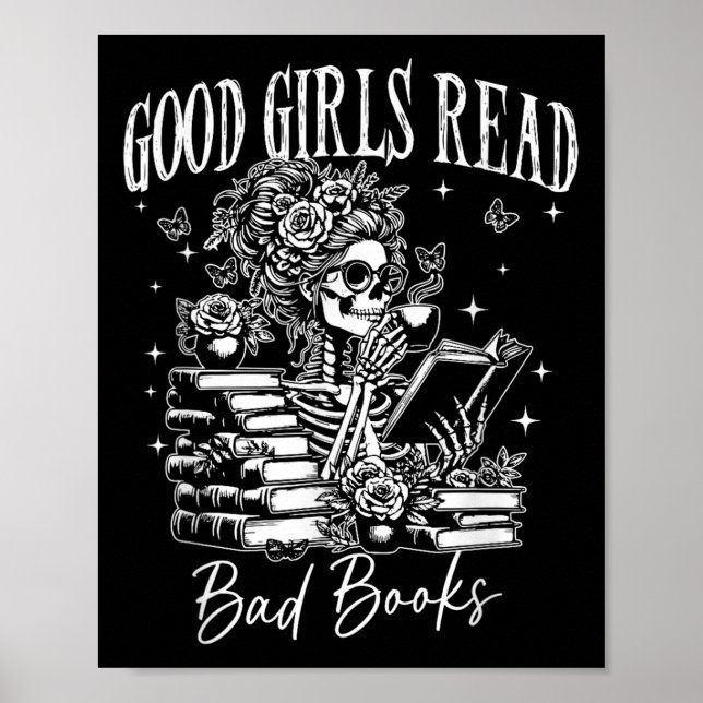 Poster Boas Garotas Leem Livros Ruins, Engraçado Leitor D (Frente)