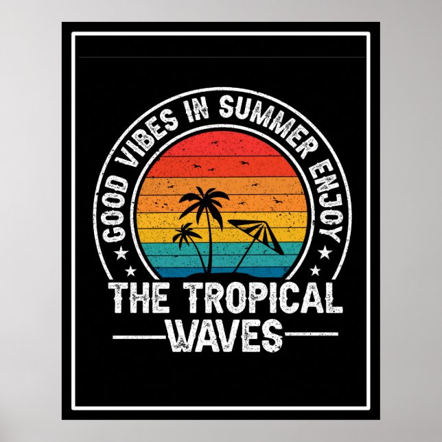 Poster Boas Víblias no Verão Aproveitam o Tropical-66775 (Frente)