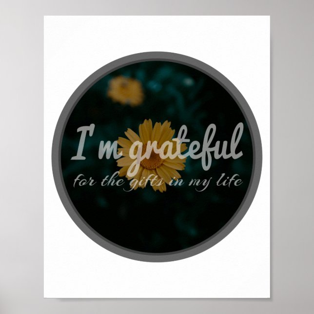 Poster boas vibrações frases para motivação e inspiração (Frente)