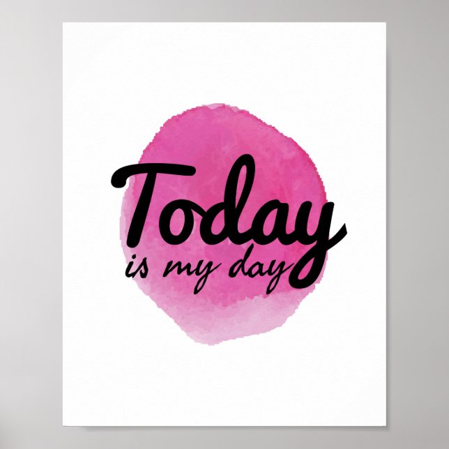 Poster boas vibrações palavras para autoamor e autocuidad (Frente)