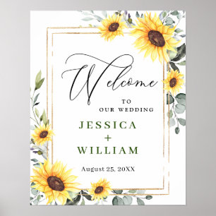 Poster Boas-vindas a Eucalyptus Sunflower