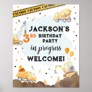 Poster Boas-vindas à Festa de aniversário de Truck Boy