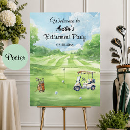 Poster Boas-vindas à Festa de Aposentadoria do Campo de G