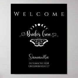 Poster Boas-vindas a festa de solteira celestial