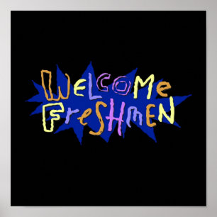 Poster Boas-vindas a Freshmen 90s Nickelodeon Stickers e