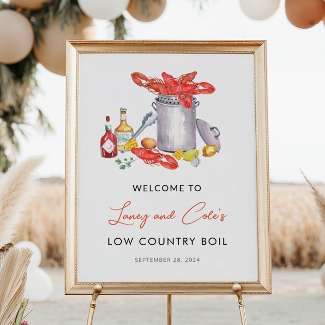 Poster Boas-vindas à Low Country Boil (Criador carregado)
