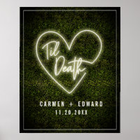 Boas-vindas a Neon Til Death Neon Heart Weding