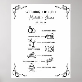 Poster Boas-vindas ao Agendamento Itinerário de Casamento