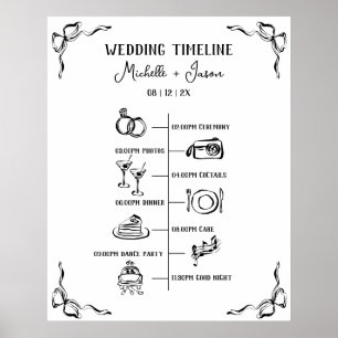 Poster Boas-vindas ao Agendamento Itinerário de Casamento
