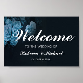 Poster Boas-vindas ao casamento de imagens geométricas Do