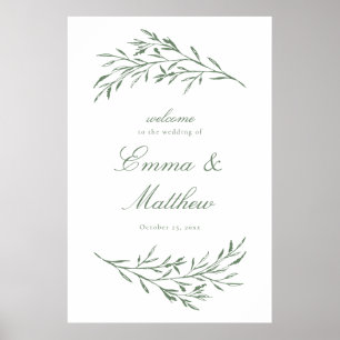 Poster Boas-vindas ao Casamento de Prados Estimulados Ver