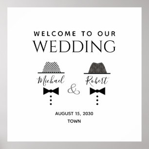 Poster Boas-vindas ao Casamento Gay