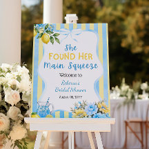 Boas-vindas ao Chá de Noiva Floral Blue Main Squee