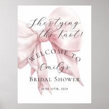 Boas-vindas ao Chá de panela rosa elegante