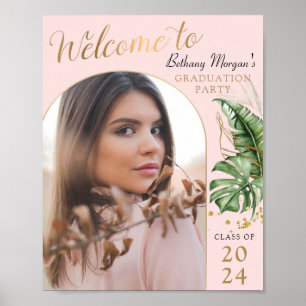 Poster Boas-vindas ao Graduação de Foto em Arco Dourado R