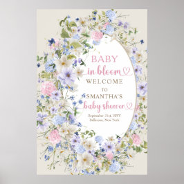 Poster Boas-vindas ao Jardim dos Prados de Primavera Wild