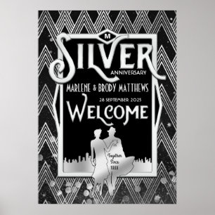 Poster Boas-vindas ao partido de Arte do Casamento de Pra
