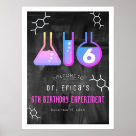 Poster Boas-vindas ao Pk Birthday do Experimento de Ciênc