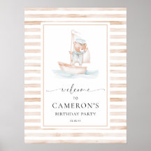 Boas-vindas ao Sailor Bear Tan Stripe