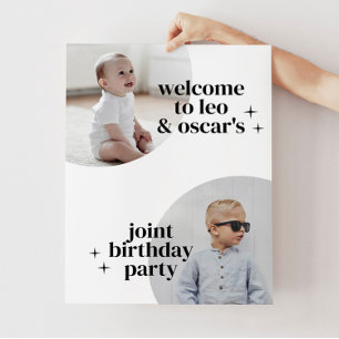 Poster Boas-vindas aos Arcos de Aniversário