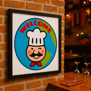 Poster Boas-vindas aos Chefs