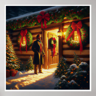 Poster Boas-vindas calorosas: Brilho de Natal de Eastman