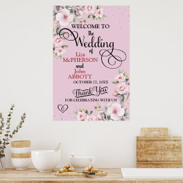 Poster Boas-vindas de Casamento