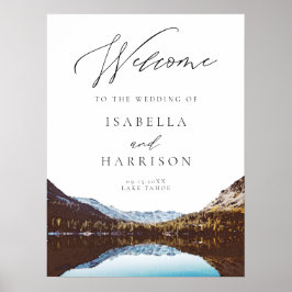 Poster Boas-vindas do Casamento Skyline Fort Lauderdale