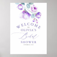 Boas-vindas Elegantes para Chá de Noiva Floral Rox