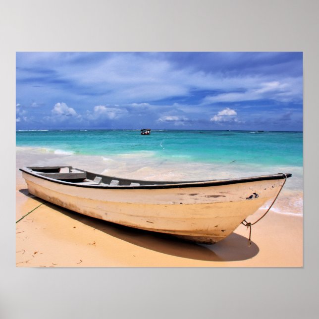 Poster Boat On The Beach (Frente)