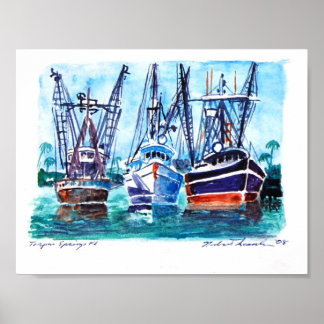Poster Boats-Tarpon-Primaveras