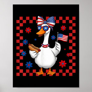 Poster Bobo Americano 4 De Julho, Usa Flag Pa