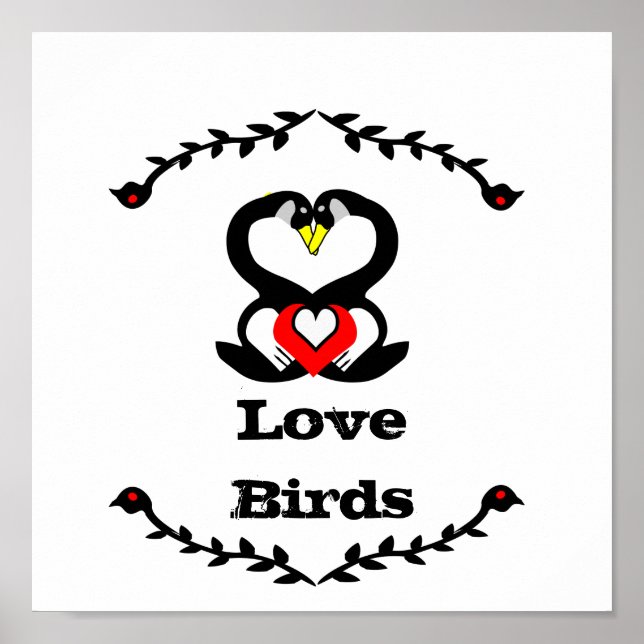 Poster Bobo Ganso Goose Love Birds (Frente)