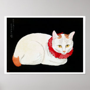 Poster Bobtail Cat japonês, Shotei