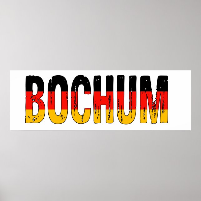 Poster Bochum Alemanha (Frente)