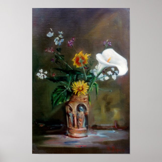 Poster Bodegón de Flores (Frente)
