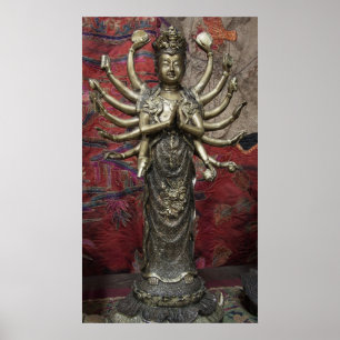 PÔSTER BODHISATTVA THOUSAND ARMED KANNON