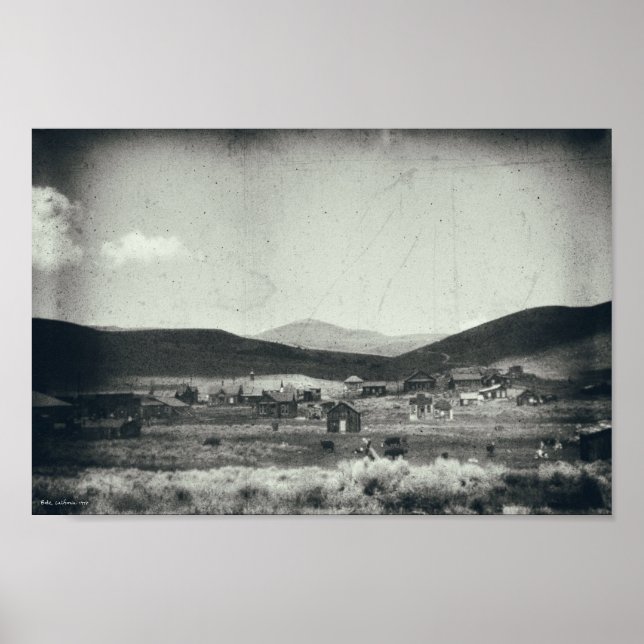 Poster Bodie California Ghost Town Landscape (Frente)